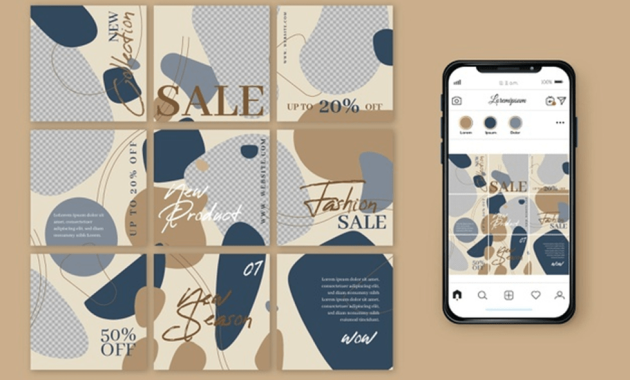 Berikut ini Cara Membuat Feed Instagram Nyambung Dengan Canva di HP