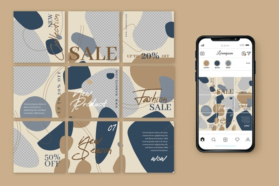 Berikut ini Cara Membuat Feed Instagram Nyambung Dengan Canva di HP